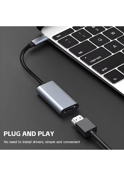 Hc-03 Type-c To 4k Full Hd Hdmı Çevirici Hub Adaptör