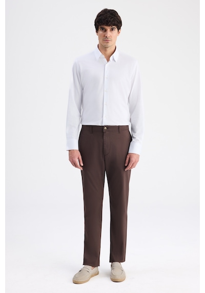 D's Damat Ds Damat Relaxed Fit Pilesiz Kahverengi Gabardin Chino Pantolon 6hcc3ı303777m Çok Renkli