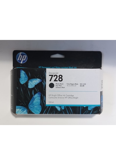 HP 728 Mat Siyah 130ml 3WX25A Kartuş