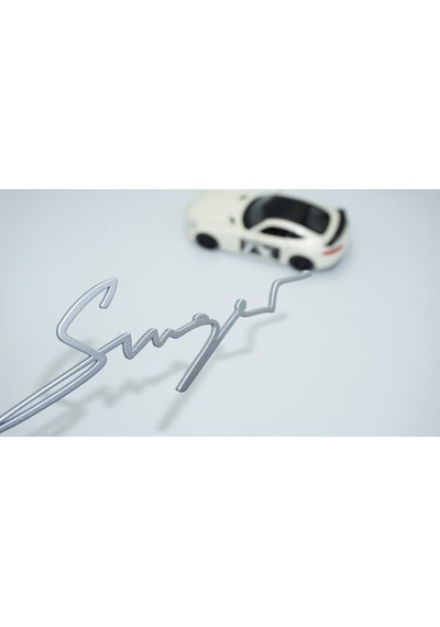Dk Tuning Porsche 911 Singer Bagaj Metalik Gri Abs Yazı Logo Ambl