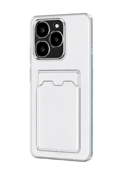 Realme C61 Kılıf Kart Şeffaf Silikon - Şeffaf Bzsxx00 1
