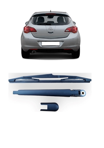 Opel Astra J 2009-2017 Uyumlu Arka Cam Silecek Kolu Ve Süpürgesi Kapak Takım 1273094 13256920