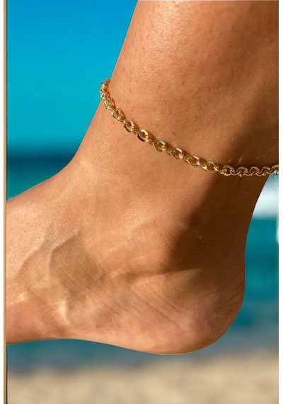Feron Accessories Halhal Zincir Gold