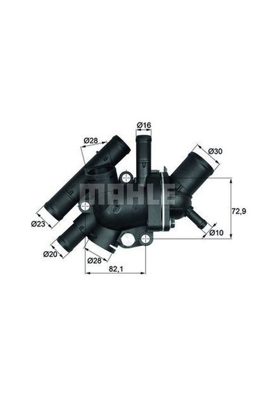 MAHLE TI13488 TERMOSTAT KOMPLE 88°C KOMPLE KANGOO MEGANE CLIO II