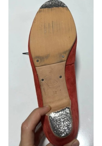 Bitangosu "flamenkonun Ateşi" Flamenko Ve Dans Ayakkabısı 5.5 Cm Topuk Boyu - Kırmızı/siyah Biyeli, Ahşap Ve Çivili Taban Kırmızı Kadife Bitangosu "flamenkonun Ateşi" Flamenko Ve Dans Ayakkabısı 5.5 Cm Topuk Boyu - Kırmızı/siyah Biyeli, Ahşap Ve Çivili Taban Kırmızı Kadife