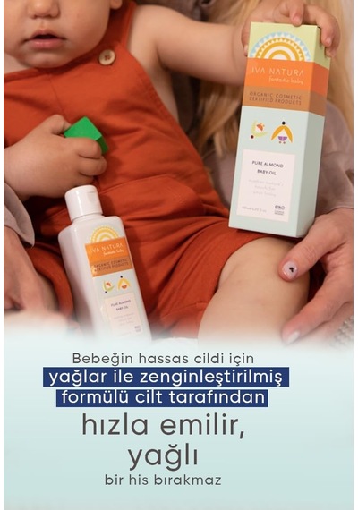 İva Natura Organik Bebek Yağınazik Besleme & Günlük Masaj Ritüeli Hassas Ciltler İçin