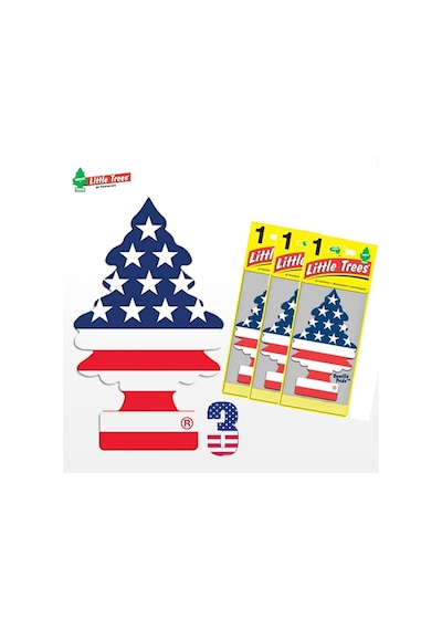 Oto Koku Little Trees Amerikan Bayrağı Koku Vanilla Pride 3 Adet