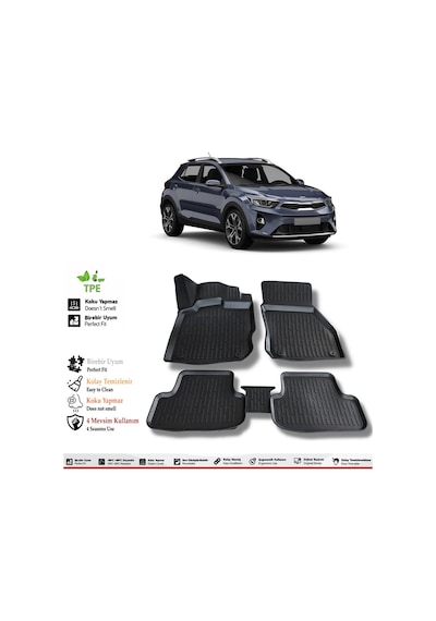 Kia Stonic 2020 Model 4d Ekstra Havuzlu Paspas