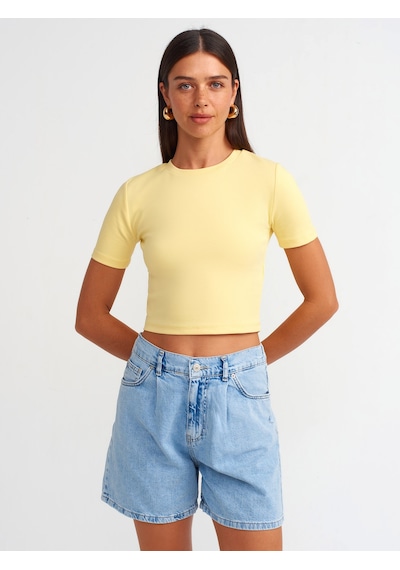 Dilvin Denim Şort 101a71679 Mavi