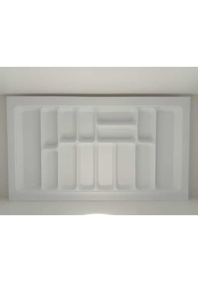 85x49 Cm. Beyaz Kaşıklık Ve Kepçelik 2'li Set 79x41 Cm'e Kadar Kesilebilir - 85x49byz-set Beyaz