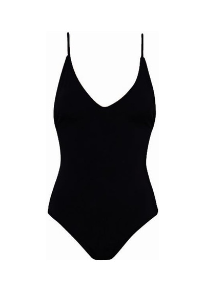 Deep Beach Siyah Sırtı Çarpraz İpli Mayo Db200513m 001