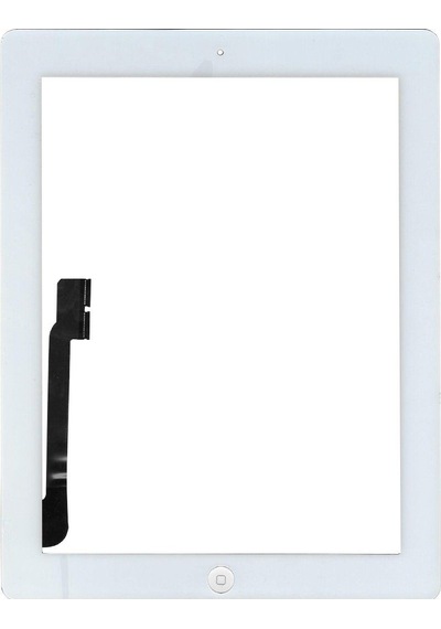 Apple Uyumlu iPad 4 A1458 Butonlu Dokunmatik Beyaz