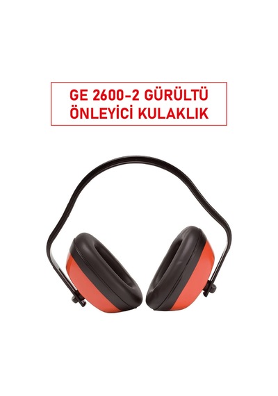 Ge 2600-2 Gürültü Önleyici Kulaklık 27 Db Gürültü Azaltma, Ayarlanabilir Profesyonel İş Kulaklığı