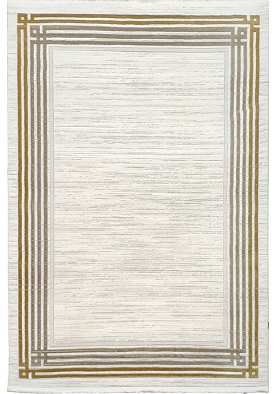 4 Metrekare - 6 Metrekare Bambu Tarz Modern Salon Oturma Odası Mutfak Halısı Antialerjik Gold 7280gold