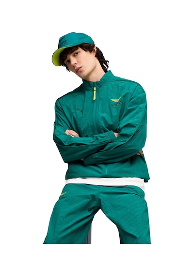 635378-04 Puma Amf1 T7 Oversized Jacket Erkek Ceket Yeşil 635378-04 Yeşil