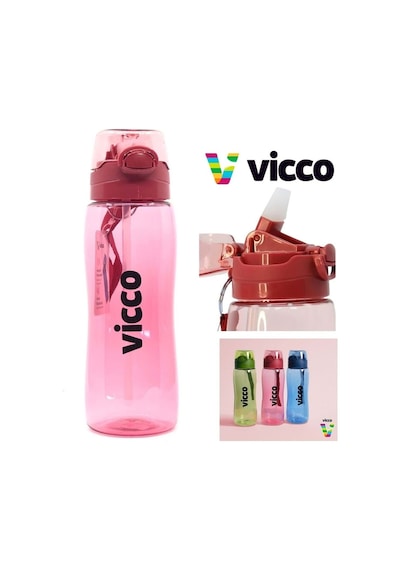Vicco Su Matarası Kilit Kapak Trian Darbeye Isıya Dayanıklı Kırmızı