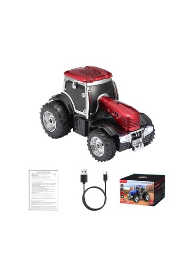 Traktör Görünümlü Bluetooth Hoparlör Sd Kart Usb Fm Radyolu Şarjlı Taşınabilir Speaker
