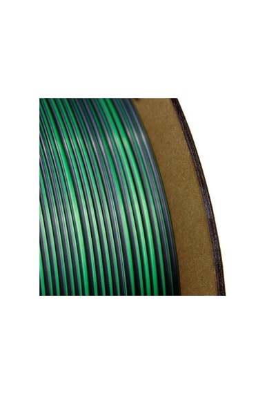 Nanelab Çift Renkli Silk Pla Filament - Siyah-yeşil - 1.75mm - 1kg