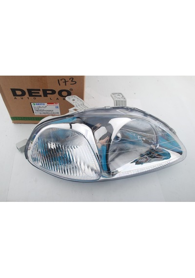 Depo Sağ Far Motorsuz Honda Civic 1996-1998 Sedan - Hatchback Uyumlu 2171119rldem