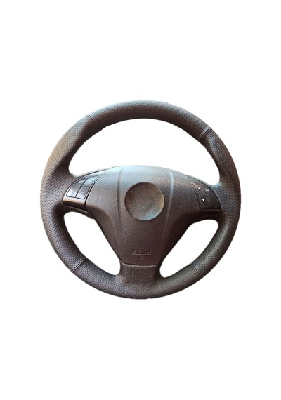 Fiat Linea-Doblo- Fiorino -Punto Tuşlu versiyon uyumlu Spor desen direksiyon kılıfı siyah dikiş