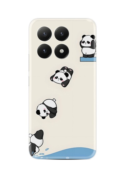 Xiaomi 15t Kılıf Limited Resimli Suya Düşen Panda 230