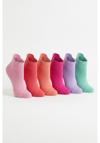 Socketta Kadın Mikrofiber Dikişsiz 6'lı Karışık Renk Patik Çorap Premium Pembe-pudra-çilek-violet-k.pudra-yeşil Socketta Kadın Mikrofiber Dikişsiz 6'lı Karışık Renk Patik Çorap Premium Pembe-pudra-çilek-violet-k.pudra-yeşil