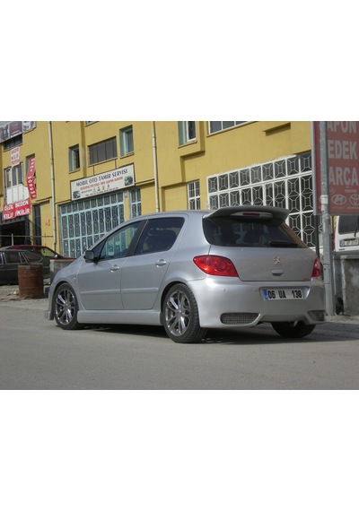 PEUGEOT 307 YÜKSEK SPOYLER Fiber Boyasız