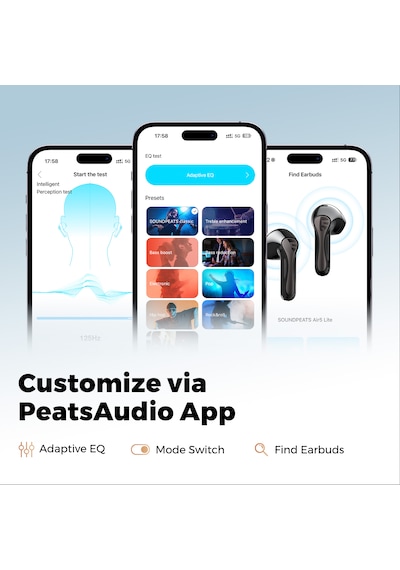 Soundpeats Air 5 Lite Bluetooth 5.4 Kulak İçi Kulaklık