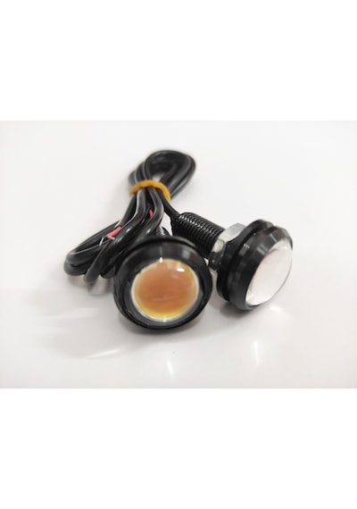 Replax Kartal Göz Turuncu 12v Ayna Altı Led Lamba 22 Mm 2 Li Cob