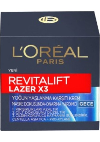L'Oreal Paris Revitalift Lazer   Gece Kremi 50 ML