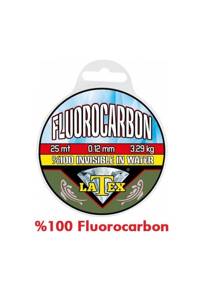 Effe Latex Misina Fluorocarbon 25mt 0.25 Mm