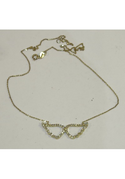8 Ayar Altın Kolye-3.28 Gm-44 Cm-Zinciride Altındır