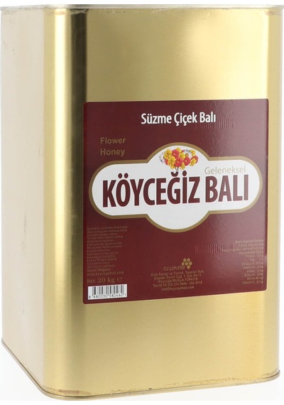 Köyceğiz Balı Çiçek Balı Teneke 15 KG