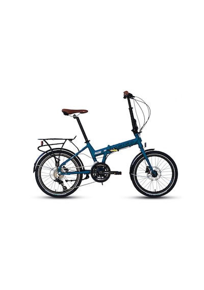 Carraro Flexi 121 Hd 21 Vites Hidrolik Disk Fren Full Shimano Katlanır Bisiklet Petrol Mavi