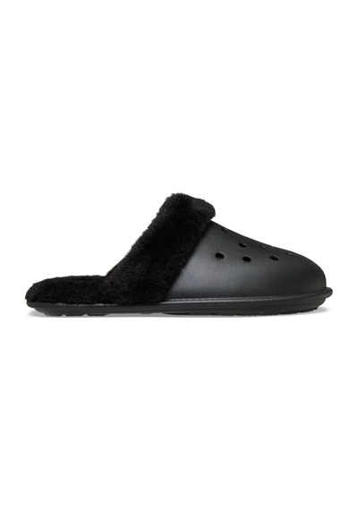 Crocs Classic Fuzz Scuff Terlik Siyah