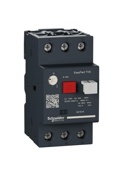 SCHNEİDER ELECTRİC Easypact Tvs Gz1E16 Motor Koruma Şalteri (9A-14A)