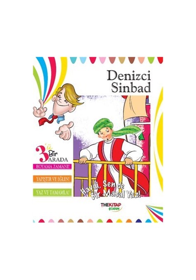 Denizci Sinbad Üçü Bir Arada Etkinlik Kitabı