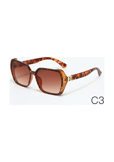 Kadın Çerçeveli Uv400 Korumalı Güneş Gözlüğü A - 040 Leopar - 712261098 Leopar