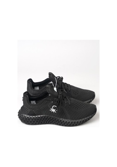 Benetton Bn-30008 Triko Yazlık Erkek Sneakers Spor Ayakkabı Siyah