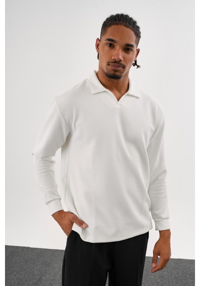 Redline Mellow Oversize Sweatshirt Beyaz