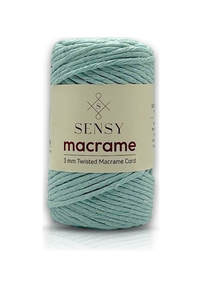 Sensy Premium Taranan Makrome Makrame Hobi Ipi Mint
