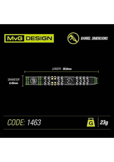 Winmau Mvg Vantage 23 G Dart Oku Seti