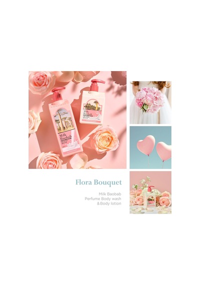 6hyalüronikasitle Nemlendiren Parfümlü Vücut Losyonu Perfume Body Lotion Flora Bouquet