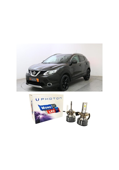 Nissan Qashqai J11 Led Xenon Sis Far Ampulü H8 Mono Yeni Seri Beyaz 2014+