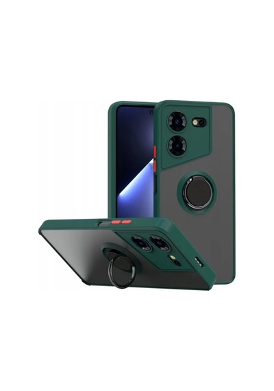 Nihcase Tecno Pova 5 Pro Kılıf Montreal Yüzüklü Mat Kapak
