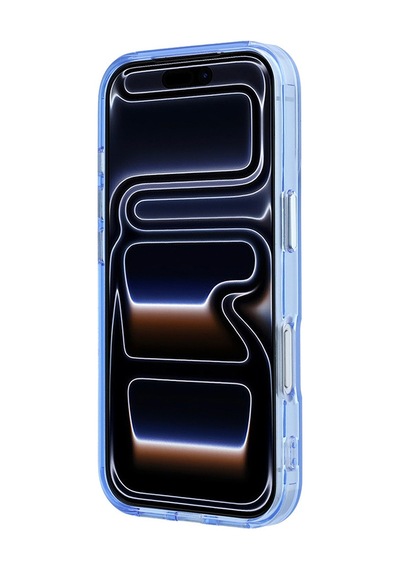Apple Uyumlu iPhone 18 Pro Kılıf Lacoste Lisanslı M-safe C-magnet İkonik Timsah Logo Iml Frosted Kapak Açık Mavi