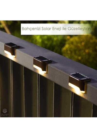 Waterproof Solar Merdiven Lambası 4 Adet (549603175)