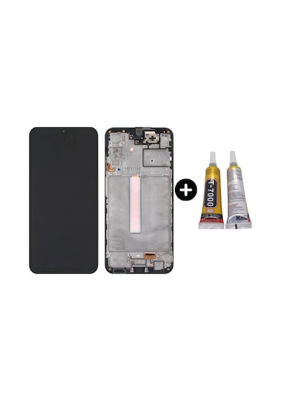 Samsung A25 Sm-a256e Uyumlu Çıtalı Servis Lcd Ekran Dokunmatik + B7000