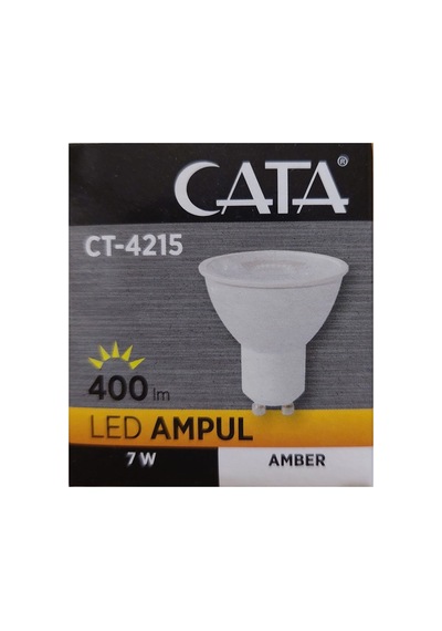 10 Adet Ct 4215 Led Çanak Ampul 8w Amber Işık Gu10 Duy