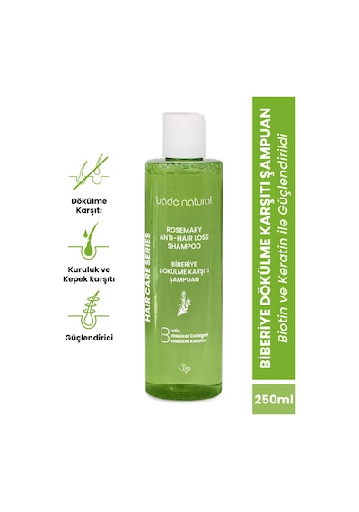 Bade Natural Biberiye Şampuan Dökulme Karşıtı 250 ML